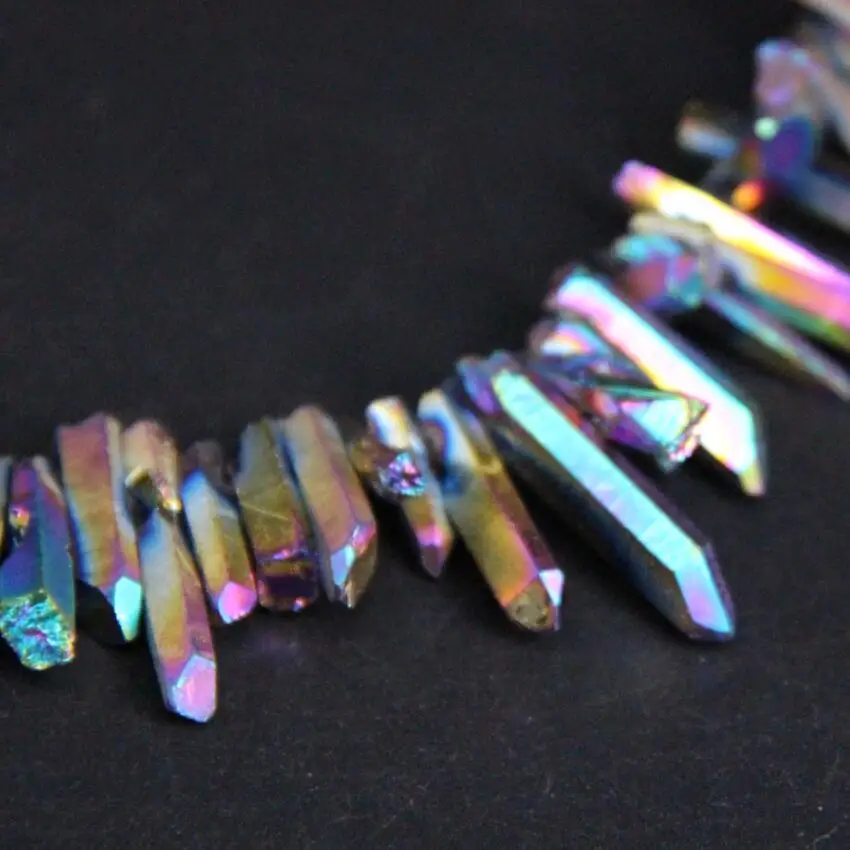 Бусины Из Сплава радуги и титана 15 5 дюйма|loose beads|crystal stickdiy jewelry making |