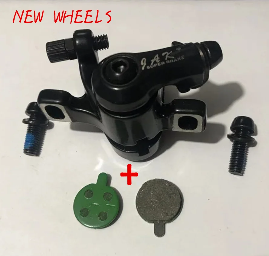 New Disc brake black XIAOMI M365 электрический скутер части неоригинальный дисковый тормоз XIAOMI Pro дисковый тормоз диск фрикционная пластина заказ пленка дисковый тормоз винт - Цвет: New Disc brake black