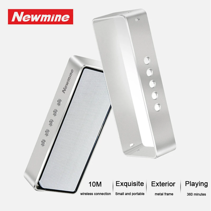 Newmine M10 Mini Bluetooth Speaker Portable Wireless Sound System 3D Stereo Music Surround Support TF AUX USB | Электроника