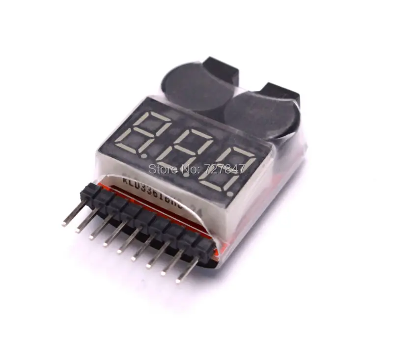 3 7-30 в 1-8S Lipo/li-ion/Fe Напряжение батареи 2 1 тестер низкое напряжение звуковой сигнал |