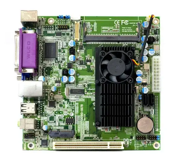 Новая оригинальная материнская плата Mini-ITX для Intel D525 CPU IPC SBC Встроенная