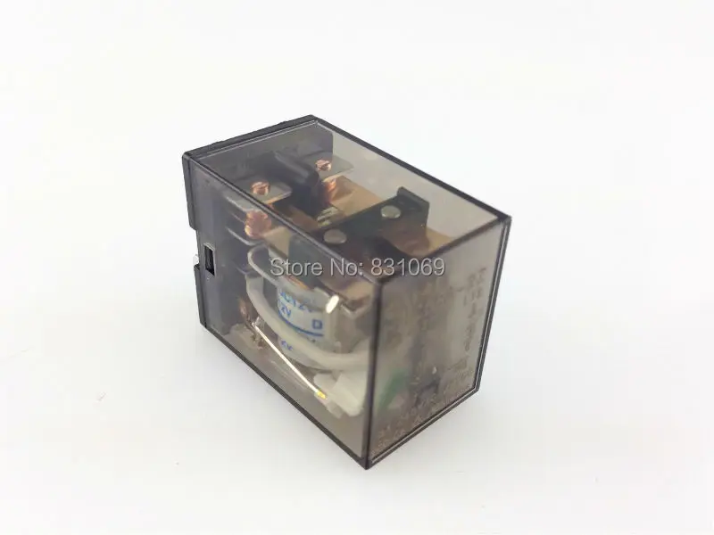 Реле мощности катушки DPDT 8 Pins HH62P LY2 10 А 240 В переменного тока/28 постоянного тока 1