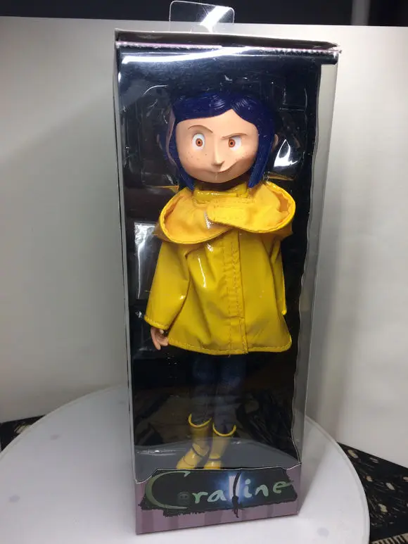 Фильм Коралина и секретная дверь NECA плащ ПВХ Фигурки игрушки
