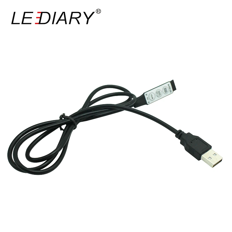 LEDIARY Светодиодная лента RGB контроллер диммер 1 м DC 5 в 3 переключателя 7 типов