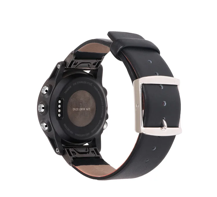 Ремешок для наручных часов Garmin Fenix 5X/Fenix 5X Plus/fenix 3 HR/D2 кожаный браслет GPS-часов 26 мм |