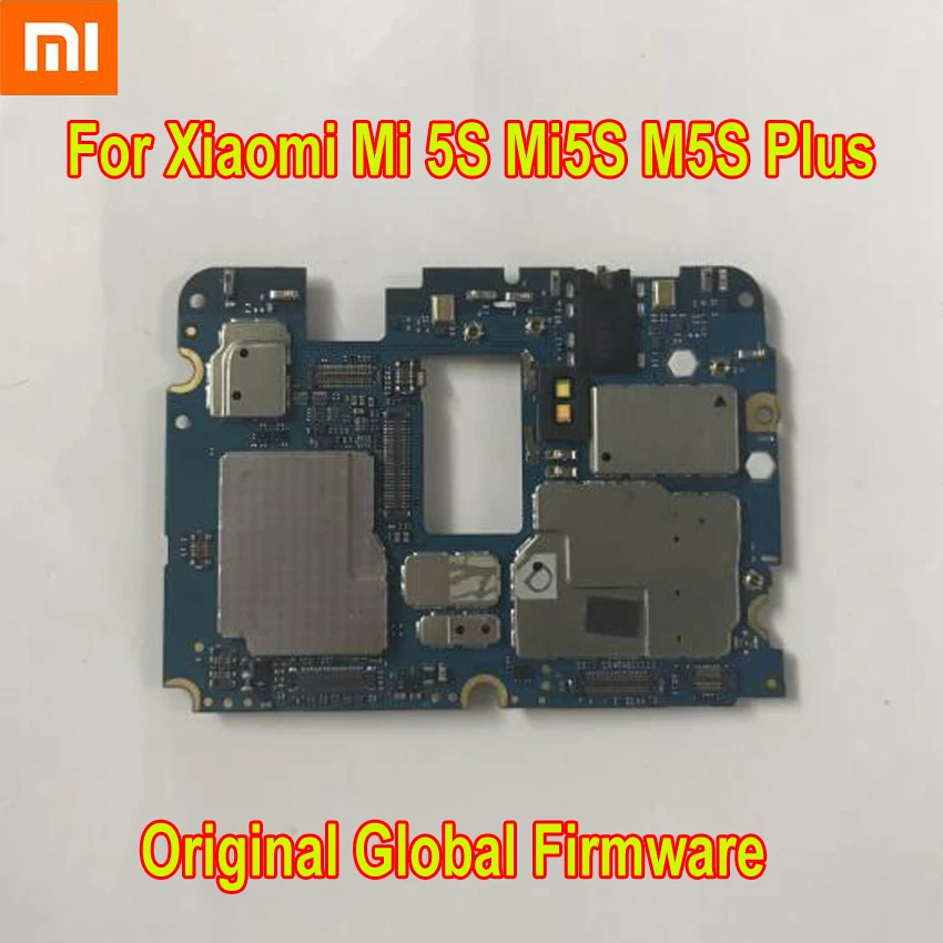 Оригинальный Xiaomi Mi 5S Plus Mi5S глобальная прошивка разблокировка материнская плата