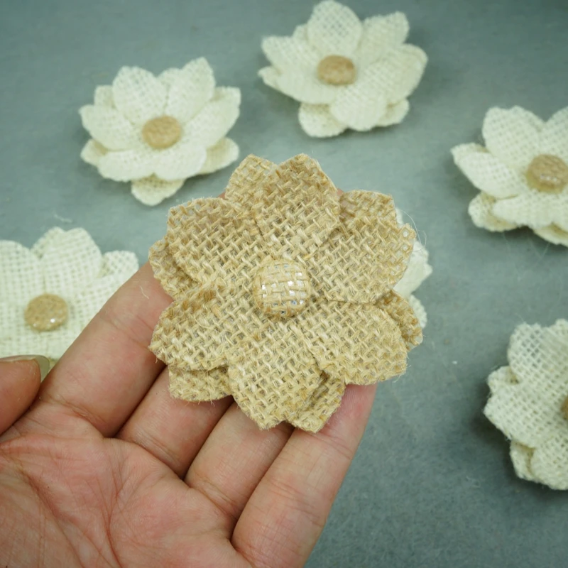 20 шт ручная работа джут искусственная драгоценность центральные части сделай