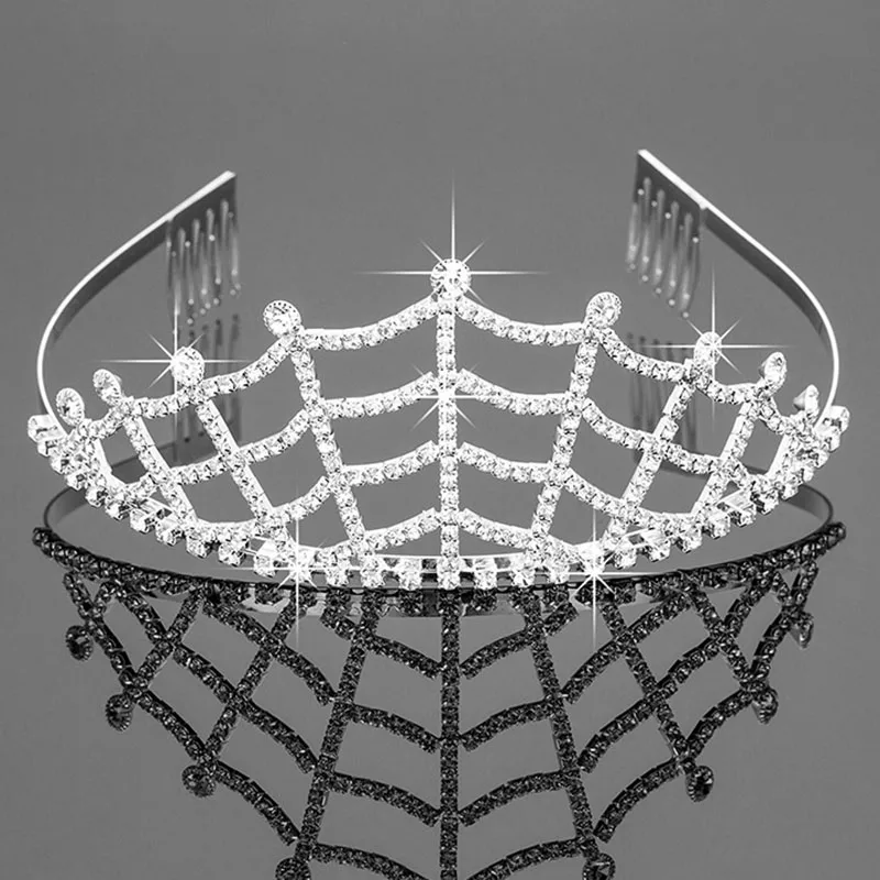 zcd034 Роскошный свадебный Кристальные тиары и короны принцессы queen Pageant тиара для выпускного вечера Свадебный ободок аксессуары для волос - Окраска металла: zcd034
