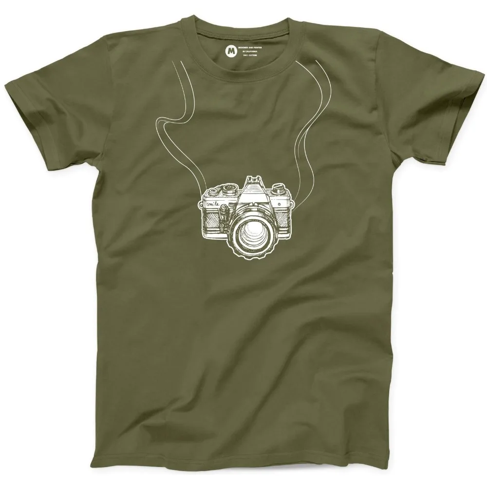 2019 летняя футболка с подвесной камерой фотограф забавная селфи фото унисекс