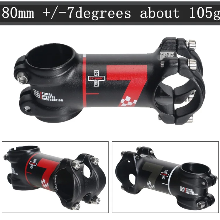 Toseek Angle7 80mm Велосипедная вынос руля UNO, велосипедная вынос руля MTB, дорожный велосипед, алюминиевый сплав, угол 31,8 мм, 7/17, Bicicleta Tallo Bicicleta potencia, детали для велосипеда - Цвет: Toseek Angle7 80mm