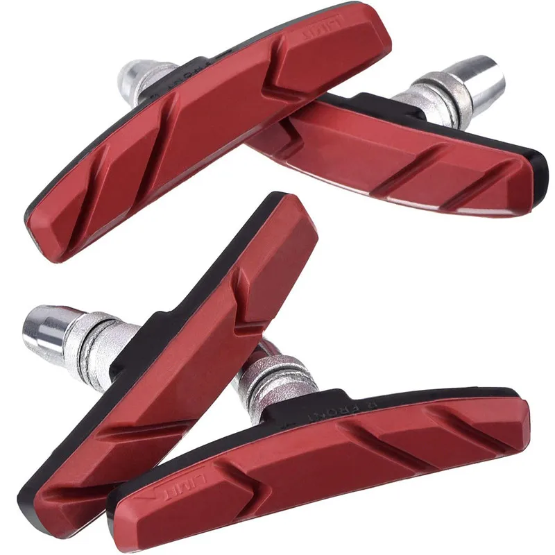 Одна пара тормозных колодок для горного велосипеда MTB тормоза велосипедные V-Brake Holder обувь Резиновые блоки прочные велосипедные аксессуары