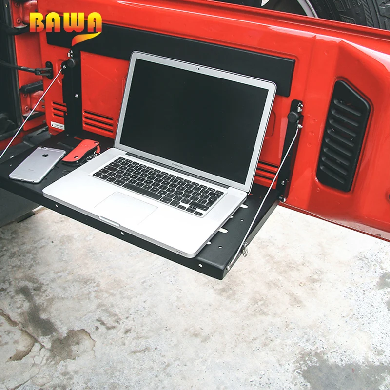 BAWA Matel багажника хранения стеллажи для Jeep Wrangler JK 2007- аксессуары многоцелевой гибкий стол багажника