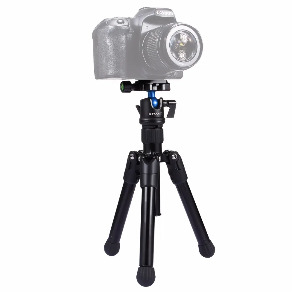 PULUZ Мини карманный штатив монопод держатель камеры с шаровой головкой 360 градусов