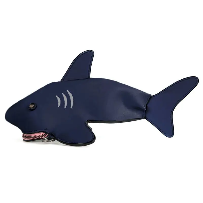 Новинка 2019 сумки через плечо с объемным животным дизайном Shark клатчи |