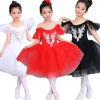 children professional ballet tutu dancing dress kids sequined ballet dance suits girl romantic tutu ballet skirt dress outfits