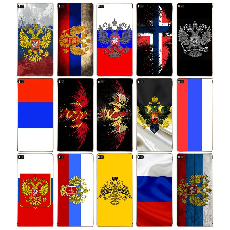 DREAMFOX M131 флаг Российской Федерации Мягкий ТПУ силиконовый чехол для Huawei P8 P9 P10 P20 P30