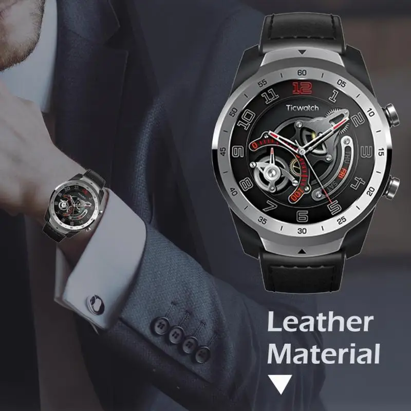 Xiaomi Ticwatch Pro NFC оплата Bluetooth Смарт-часы IP68 фитнес-отслеживание