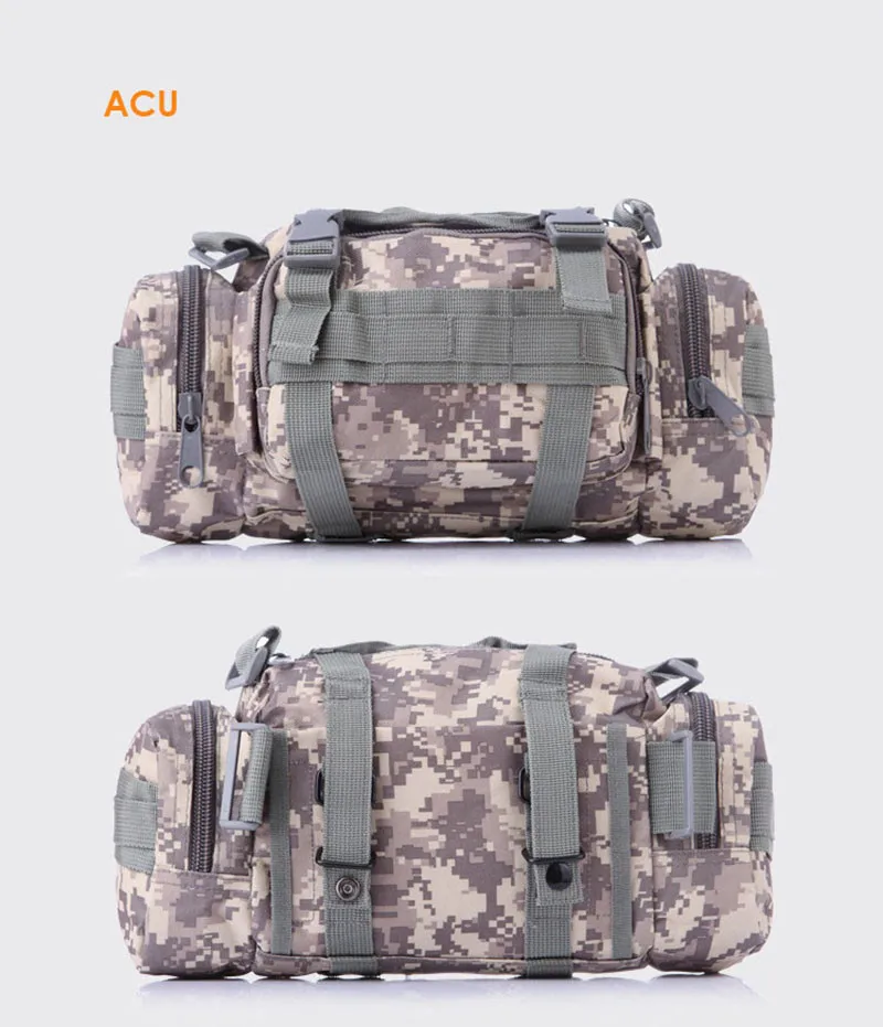 Fishing Bag Multifunctional Camouflage Lure Bag Fishing Tackle Bag Backpack Shoulder Pack Outdoor Bag