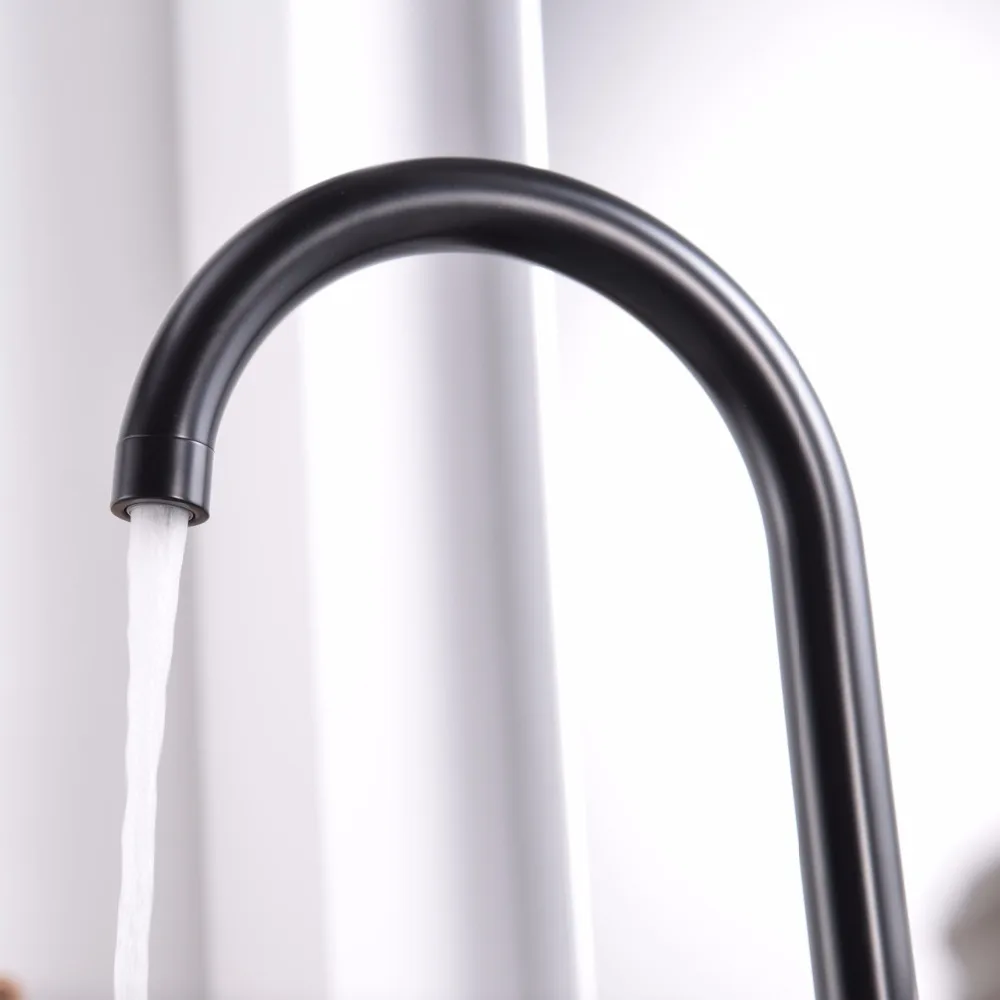 Новые Черный кухонный кран краны для кухни смесители питьевой воды с фильтром