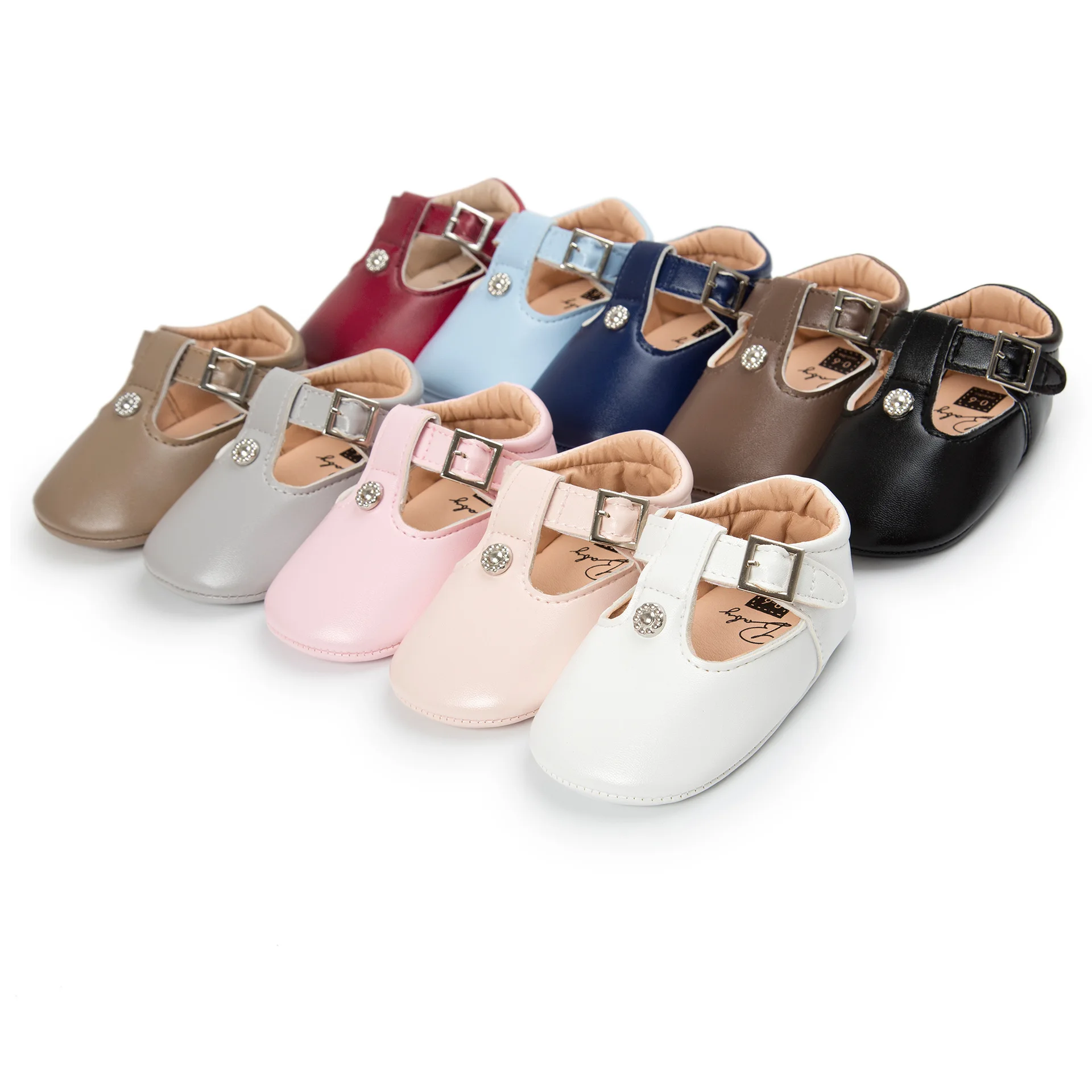 Newborn Baby Girls Shoes PU Leather Princess Girl First Walkers Moccasins For |