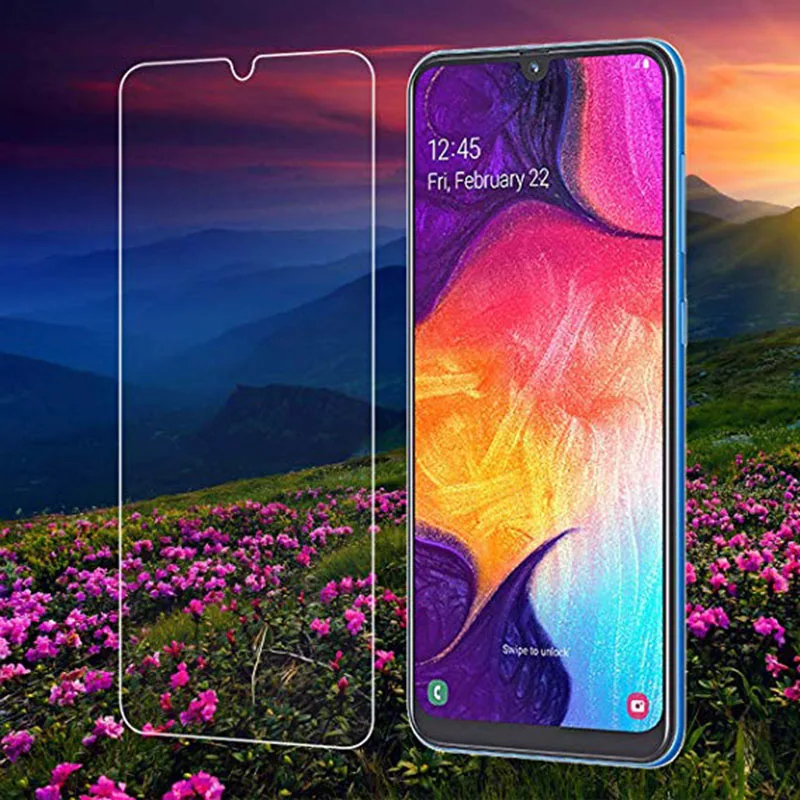 HD clear Glass On The For Samsung Galaxy A50 Screen Protector Samsun A 50 Tempered Cover Film | Мобильные телефоны и