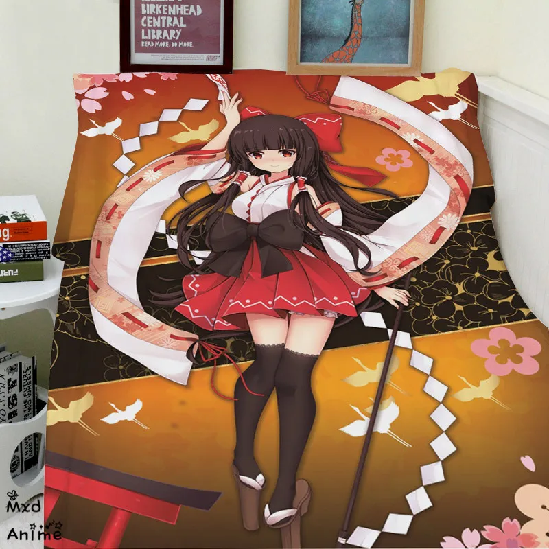 Японское аниме TouHou Project мягкое Фланелевое Флисовое одеяло декоративные одеяла