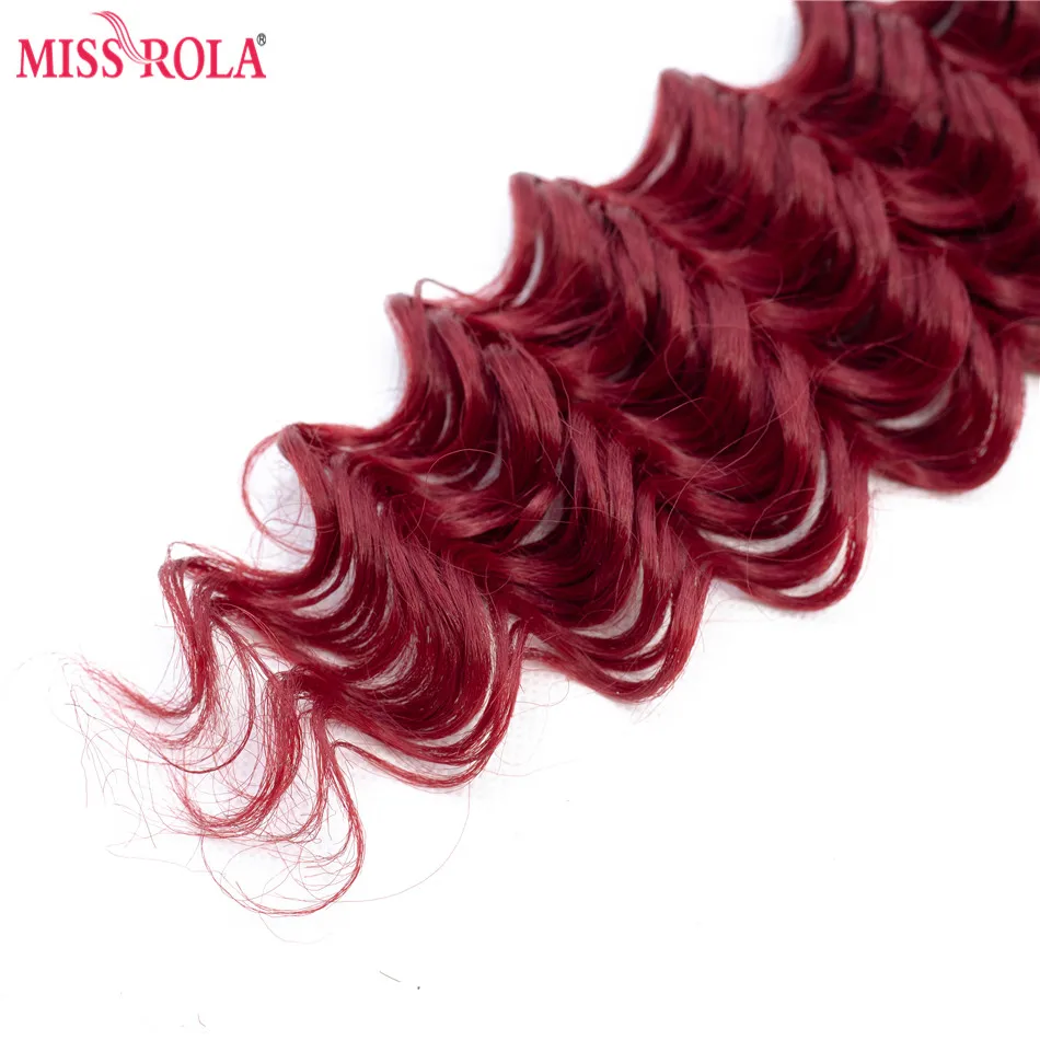 Синтетические волосы для наращивания Miss Rola глубокая волна 200 г 16-20 дюймов 6