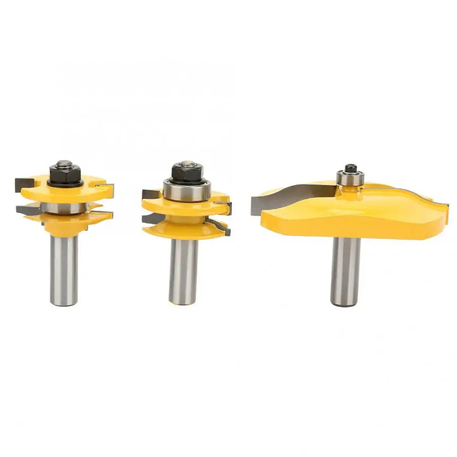 Сверло с покрытием из быстрорежущей стали для столярных работ 3 шт. хвостовик 1/4