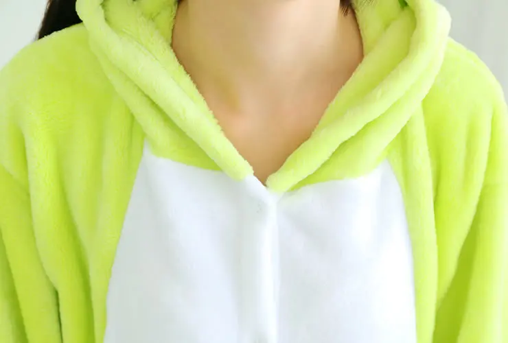 Для детей и взрослых лягушка onesies фланелевые пижамы One Piece унисекс с капюшоном