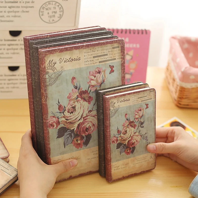 

Flowering Dream Cloth Cover Notebook Creative European Vintage Diary Book School Painting Graffiti Notebooks Gifts Stationery