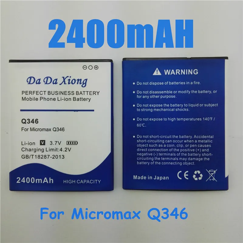 2400mAh Q346 Аккумулятор для Micromax аккумулятор высокого качества аккумулятор|battery