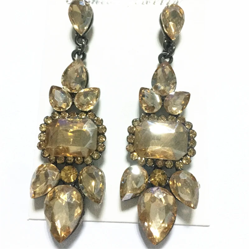 Женские Модные ювелирные изделия новый стиль серьги ручной работы цвета