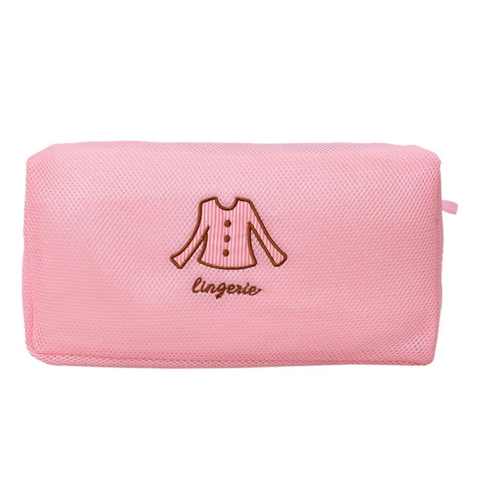 New Lingerie Washing Home Use Mesh Clothing Underwear Organizer Washing Bag Useful Mesh Net Bra Wash Bag zipper Laundry Bag