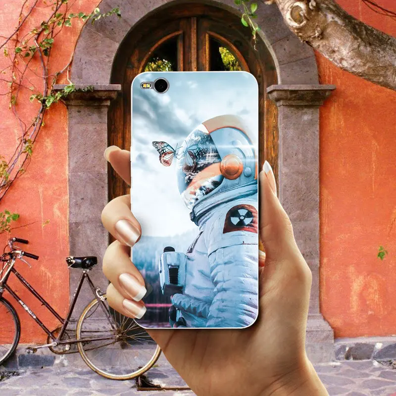 Soft Phone Case TPU Silicon for HTC Desire 530 630 626 628 816 820 One A9 E9 M7 M8 M9 M10 Plus U11 Bags Sci Fi Astronaut | Мобильные