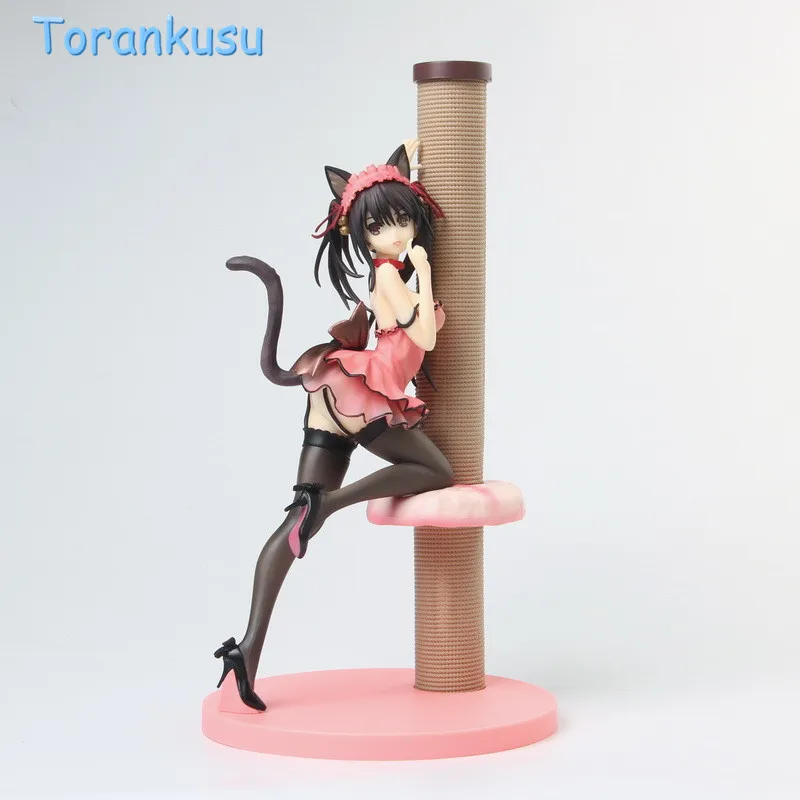 Фигурка Аниме Tokisaki Kurumi статуя KADOKAWA Date A Live кошмар некомсусми кошка девушка ver.