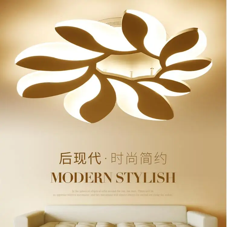 Новый Дизайн современный светодиодный Потолочные светильники Цветок Форма