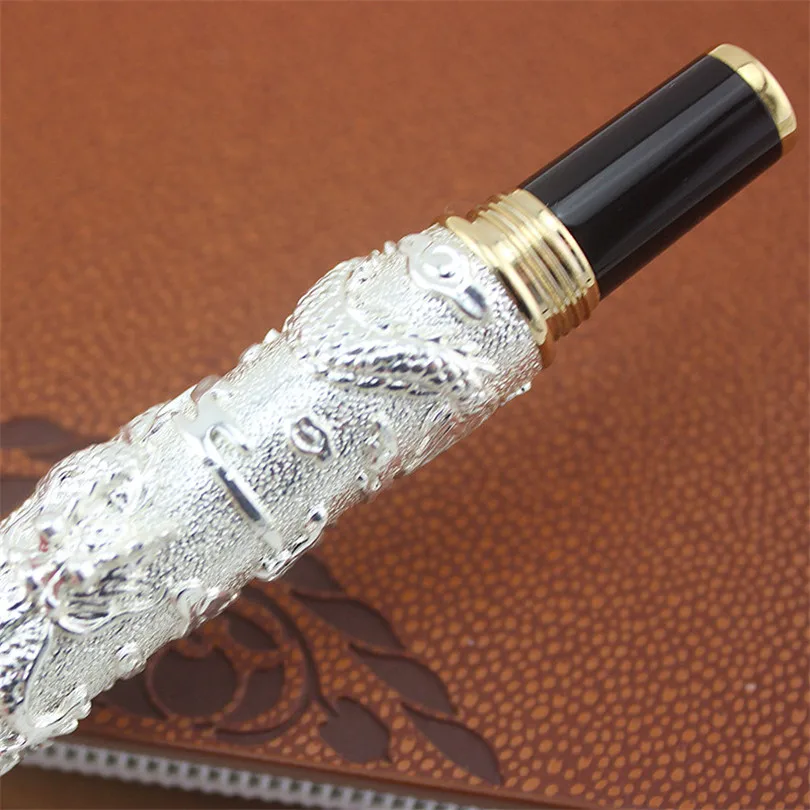 Шариковая ручка Jinhao толщина линии играющий Дракон мм металлическая