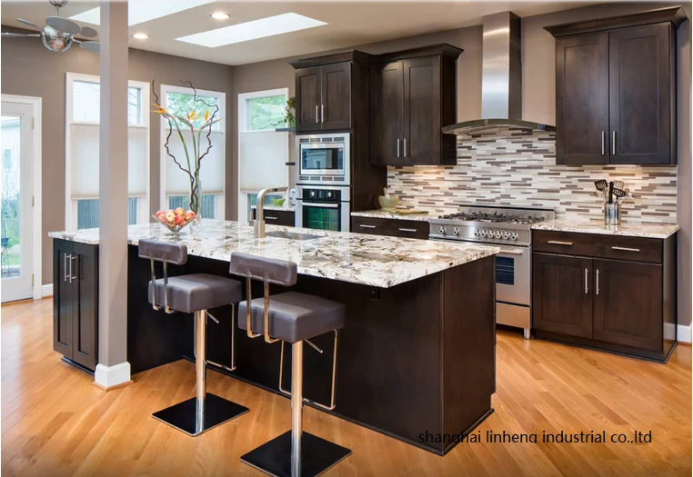 

solid wood kitchen cabinet(LH-SW095)