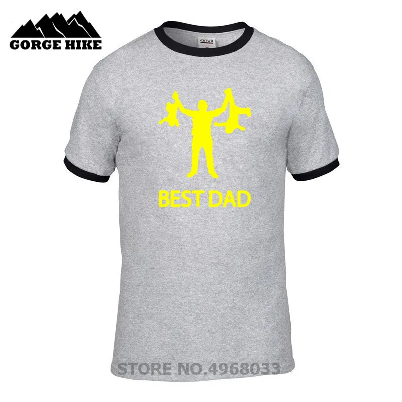 Винтажная Футболка Camisetas Best Dad The Walking черная футболка Мужская с коротким рукавом