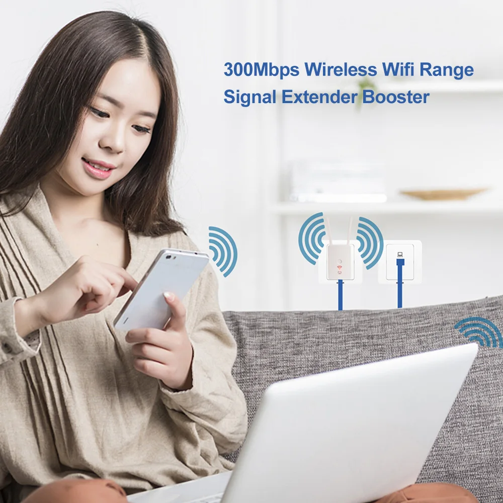 Усилитель Wi-Fi-сигнала 300 Мбит/с | Компьютеры и офис