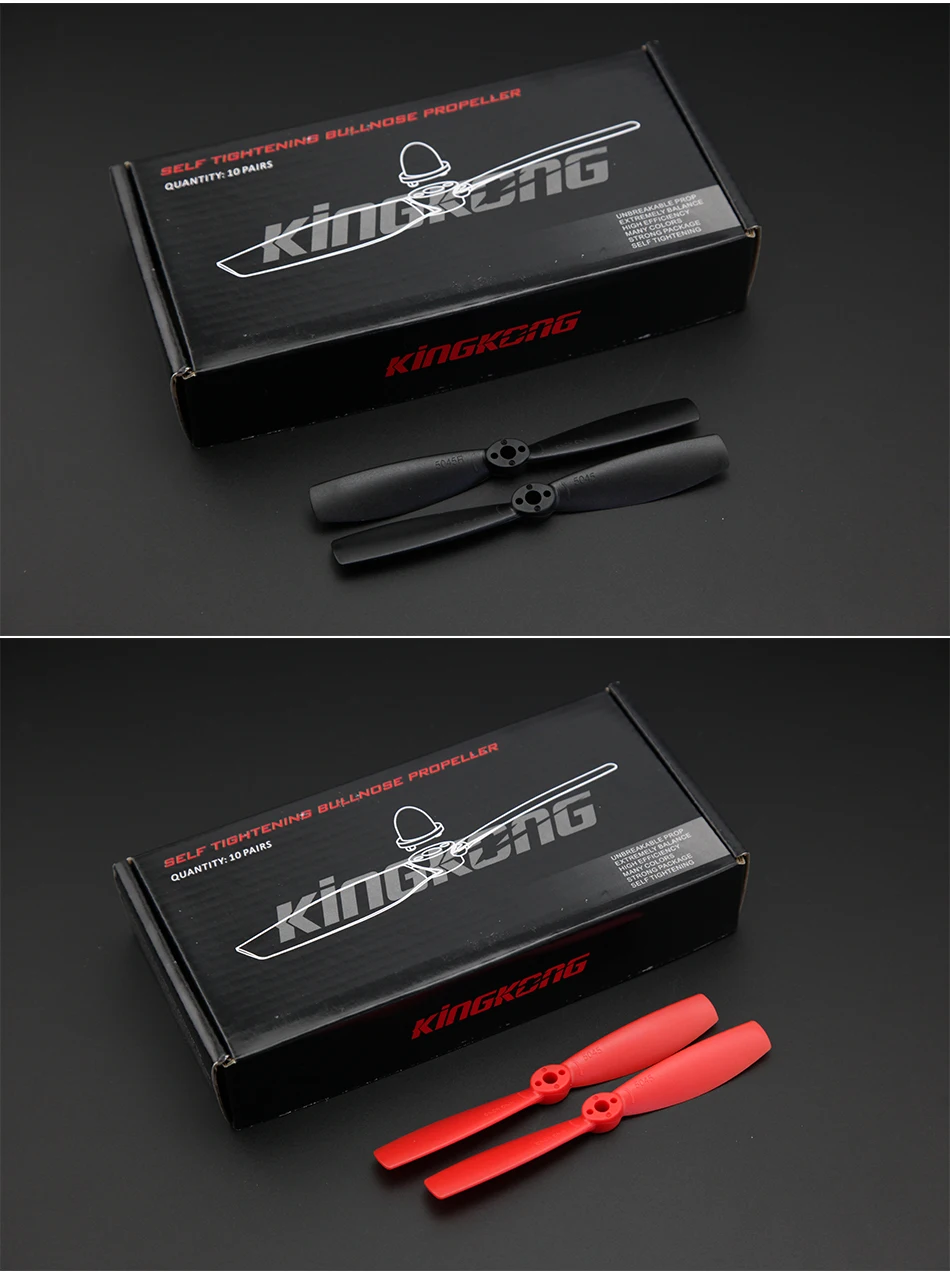20 шт./лот KINGKONG 4045 5040 6040 5045 6045 пропеллер prop CW CCW RC мультикоптера QAV 250 Квадрокоптер мультикоптеров с дистанционным управлением(10 пар