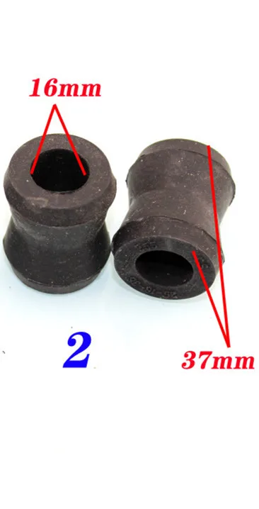 2PCS number 2 2 шт. для Mitsubishi Cheetah V31, V32, V33 Jones CS6 LEOPAARD Пластиковые Крепежные материалы для переднего и заднего амортизатора буферной муфты - Название цвета: 2PCS number 2