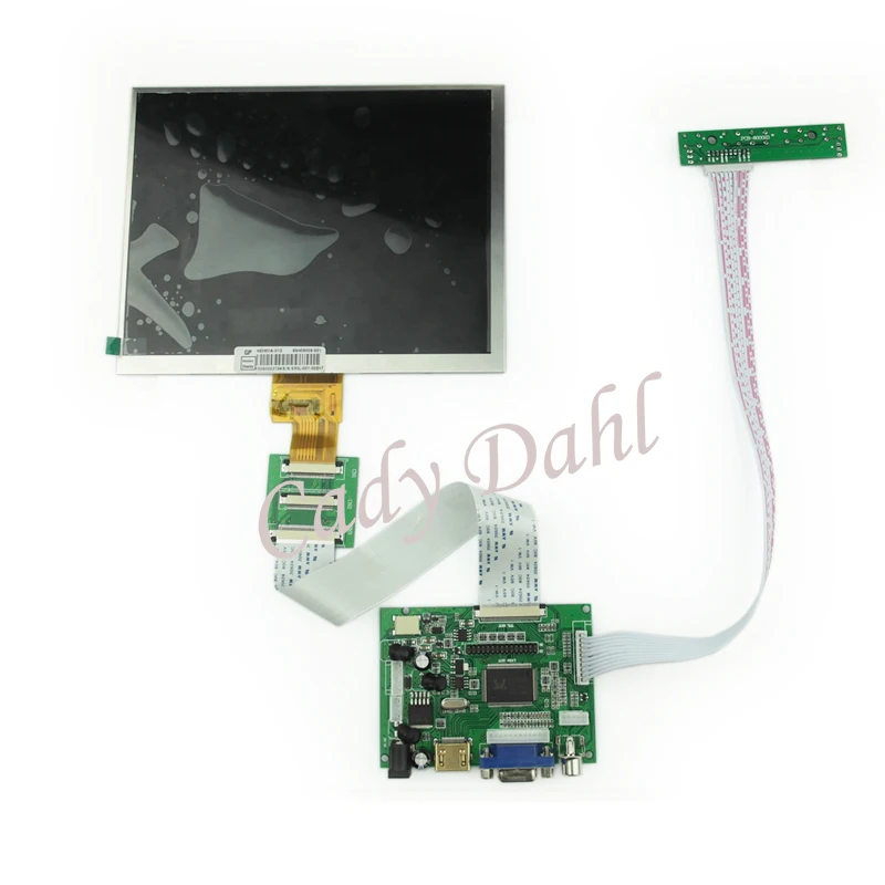 Плата контроллера HDMI VGA 2AV модуль + 8 &quotдюймов 1024*768 ЖК дисплей для Raspberry PI 3 B PS3 PS4
