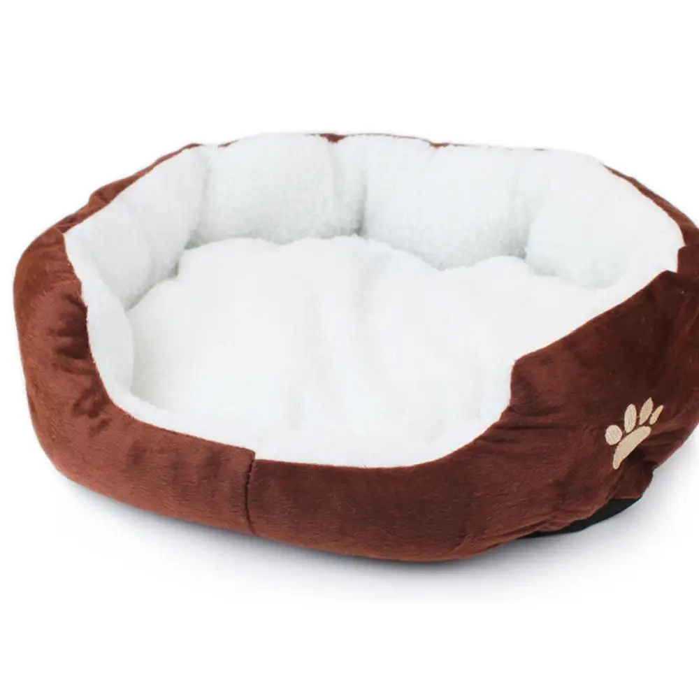 1 PC 50x40/60x50 см мягкий коврик для кошки зимний домик для кошки теплый хлопковый коврик для собак для домашних животных товары для мини щенка кровать для собаки мягкая удобная - Цвет: 1 PC
