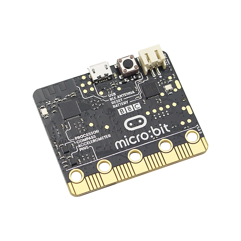 BBC micro: бит V1.3B nRF51822 KL26Z 256кб флэш-Cortex-M0 компьютер+ батарейный блок+ USB кабель для зарядки для обучения программированию