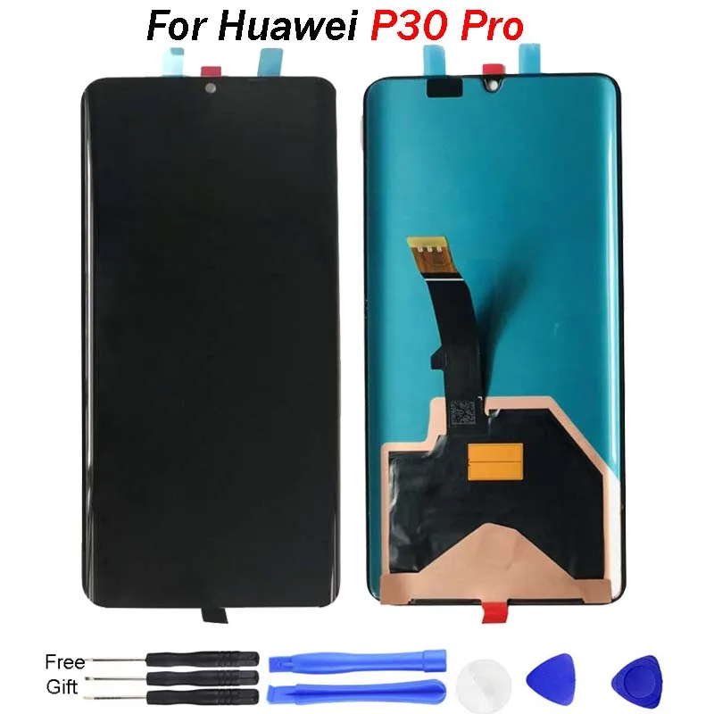 Для huawei P30 Pro ЖК-дисплей Сенсорный экран Digitizer Ассамблеи VOG-L04 VOG-L09 VOG-L29 VOG-TL00 Дисплей для huawei P30Pro ЖК-дисплей Дисплей