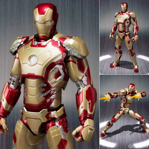 SHFiguarts SHF Ironman MK42 в Marvel Мстители Железный человек Фигурки игрушки для детей|Игровые