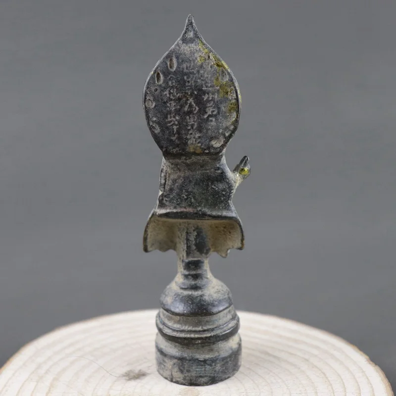 Архаизмы Бронзовый статуя Будды Юг Северной bench маленькая бронзовая | Дом и сад