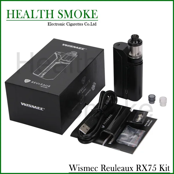 Оригинальная электронная сигарета Wismec RX75 стартовый комплект с TC 75 Вт Reuleaux