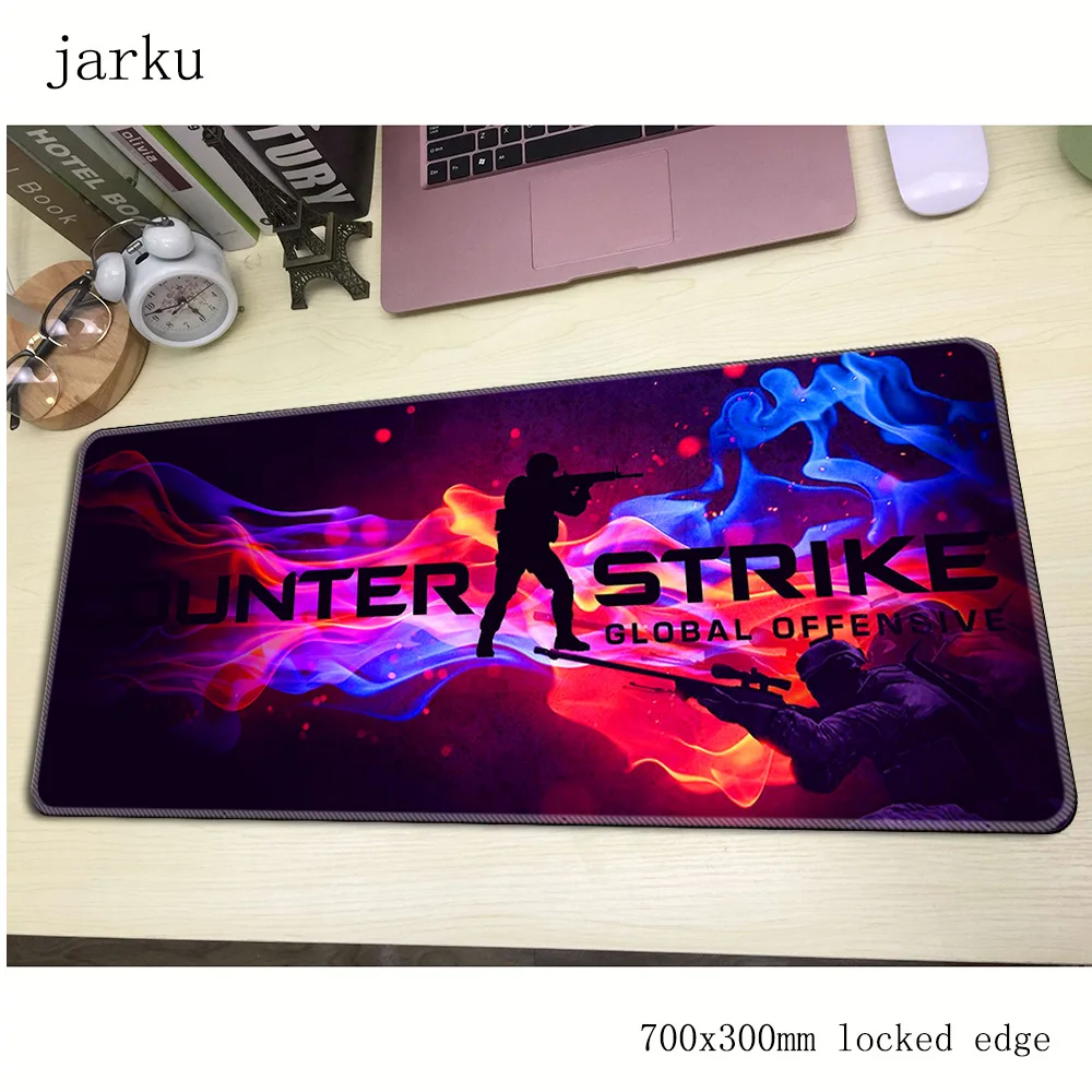Геймерский коврик для мыши Counter Strike 700x300 мм ноутбука большой игровой с массовой